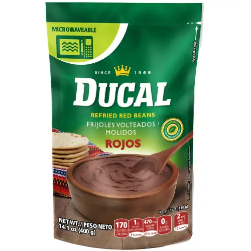 Ducal frijol rojo refritos