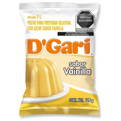 Gelatina D'Gary Vainilla