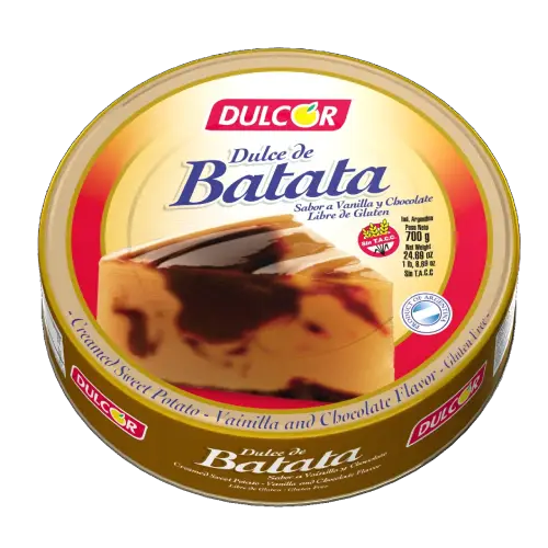Dulcor Dulce batata vainilla y chocolate