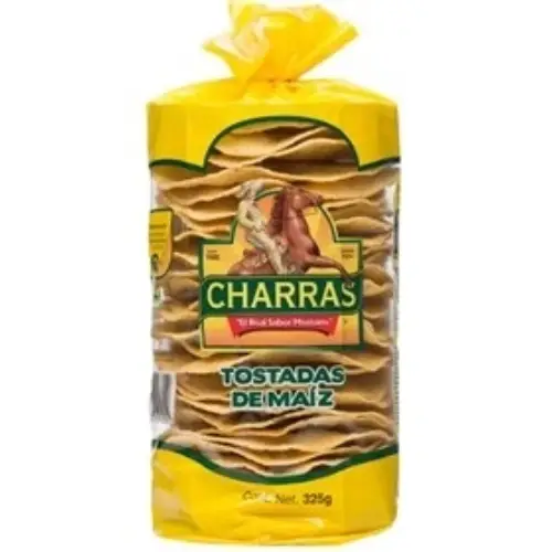 Charras Tostadas de maíz