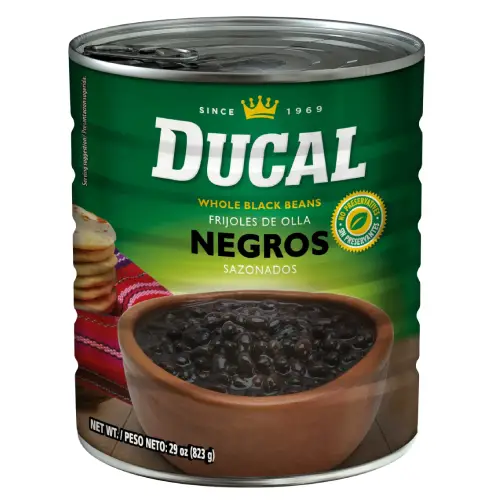Ducan whole black beans