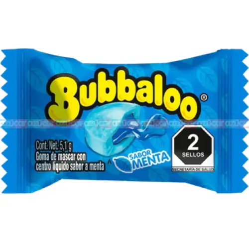 Adams bubbaloo menta