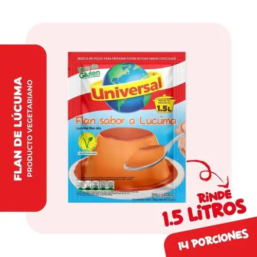 Universal Flan lucuma